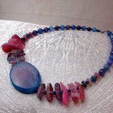 handmade chunky statement necklace design