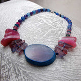 handmade chunky unusual statement necklace