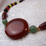 unique chunky bold handcrafted statement necklace