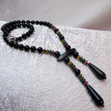 handcrafted semi-precious stone statement necklace unique original design