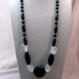 bold statement necklace handcrafted bold chunky semi-precious stones