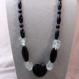 unique and unusual long chunky handmade statement necklace