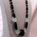 long length statement necklace unique original handcrafted design chunky beads