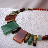 handcrafted necklace, chunky bold statement jewellery design