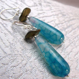 long drop statement earrings unique design