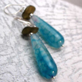 long unique beaded statement earrings handcrafted uk