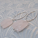 rose quartz beaded semi-precious jewellery, pink semi-precious bead jewellery UK