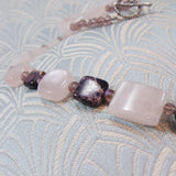 rose quartz beads