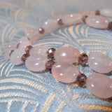 handmade pink necklace