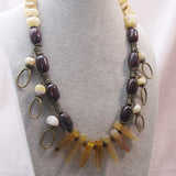 handmade statement jewellery with chunky semi-precious beads