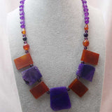 big bold handmade semi-precious bead with a statement