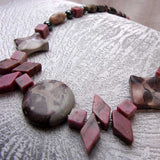 handcrafted semi-precious stone necklace