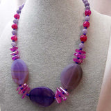 chunky bead necklace statement design