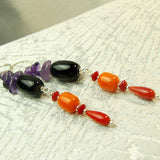 long drop statement earrings, unique earrings