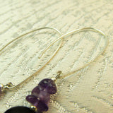 sterling silver long earrings hooks