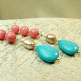 long statement earrings handmade uk
