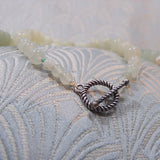 semi-precious bead necklace, semi-precious stone necklace NM27