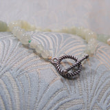 Unusual semi-precious bead necklace, handmade necklace  NM27