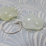 handmade jade earrings