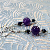 handmade dainty semi-precious earrings