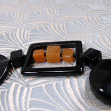 long chunky semi-precious necklace