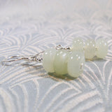 handmade jade earrings