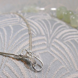 sterling silver hook eye clasp