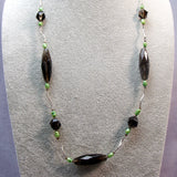 handcrafted semi-precious bead and sterling silver necklace jewellery