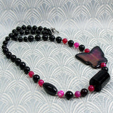 unique chunky semi-precious necklace design