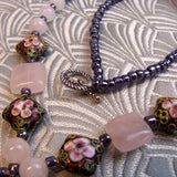 rose quartz semi-precious stone beads