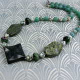 unusual handcrafted jade necklace design