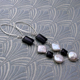 long handmade statement earrings