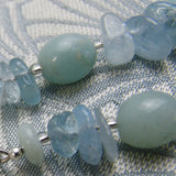 blue semi-precious stone beads