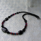 unique necklace handmade black onyx