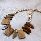 unique necklace made from semi-precious agate