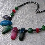 handmade semi-precious stone necklace