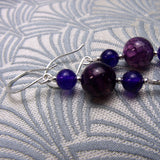 purple gemstone beads