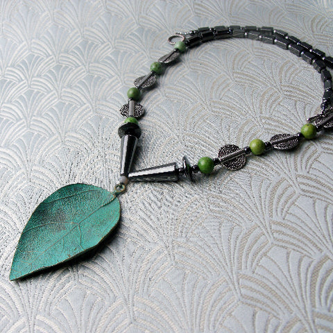 handmade semi-precious stone necklace UK  CC01