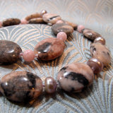 jasper beads with pearls