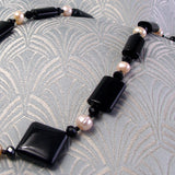 black onyx necklace design