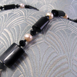 black onyx semi-precious gemstone beads