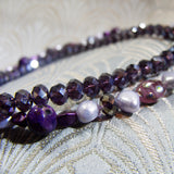 crystal lilac pearls