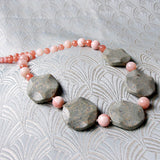 jasper necklace, semi-precious sale necklace, handmade sale jewellery