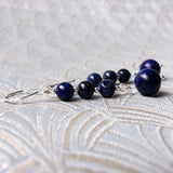 lapis lazuli earrings long design