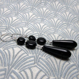 long black earrings uk