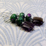 purple amethyst earrings uk