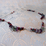 semi-precious fluorite necklace design
