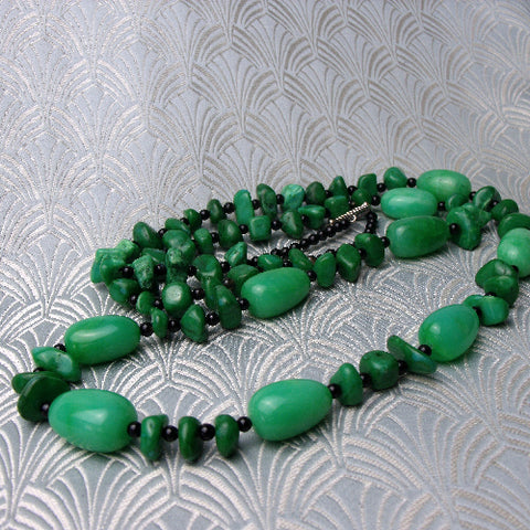 Long chunky necklace,  chunky bead necklace, beaded necklace BB25