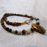 tigers eye necklace uk