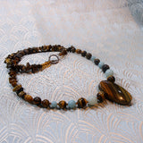 tigers eye necklace handmade jewellery